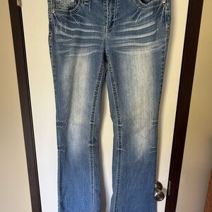 Amethyst Jeans Light Blue Flare Denim